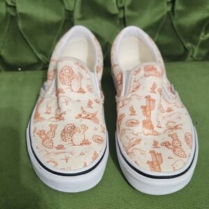 Vans Cactus Print Slip-On Sneakers Womens 7.5